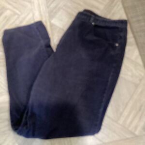 NWOT. CJ Banks Brand Women’s 18W Blue Corduroy Slacks